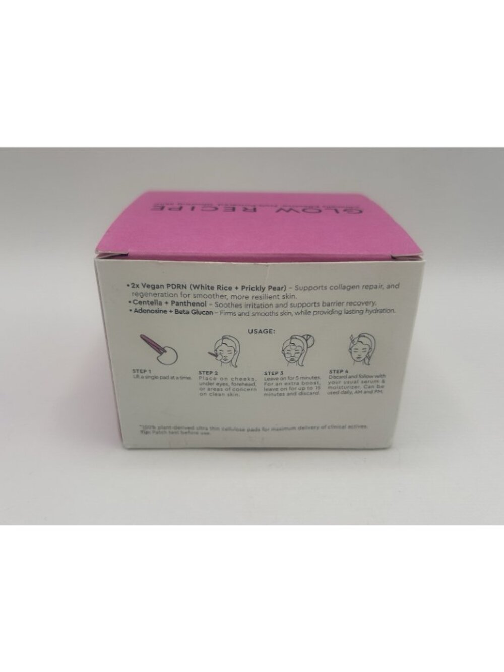 Glow Recipe PDRN Repair + Soothe Korean Prickly Pear Toner Pads ~ 60 Pads / 100g - Picture 7 of 16